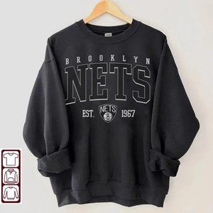 K1 Brooklyn Nets Basketball, 90s Bootleg, T-Shirt Retro Style Sweatshirt